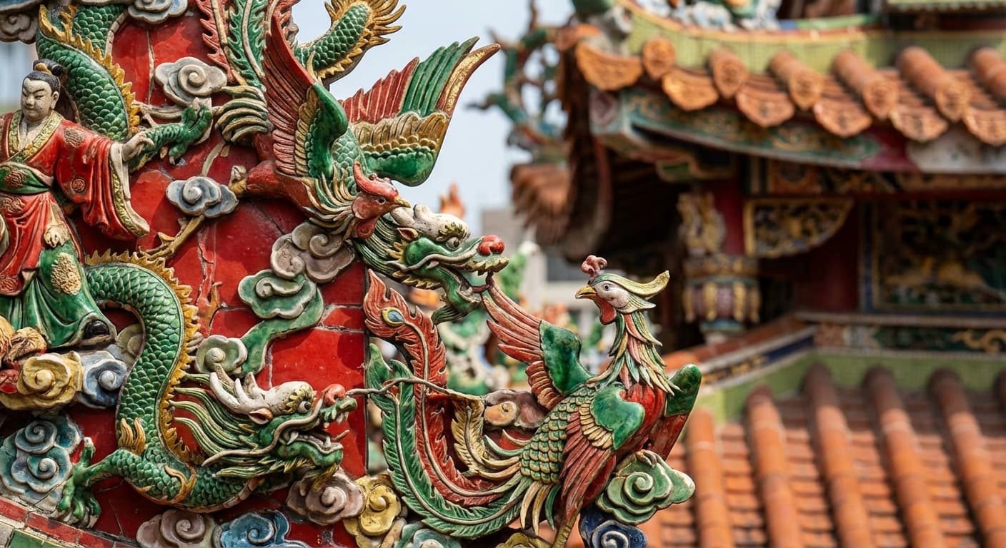 寺廟工藝特色